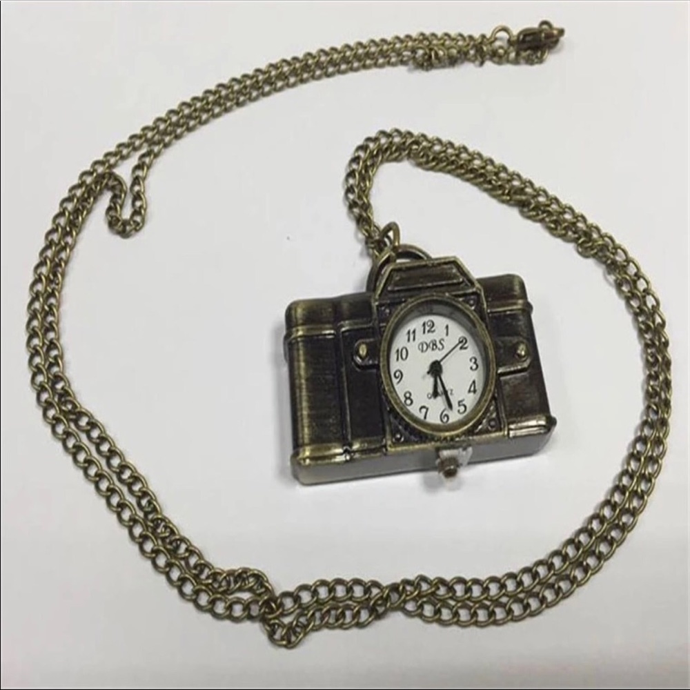 Brand New Camera Watch Pendant Necklace - Picture 2 of 8